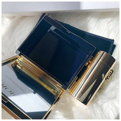 dior minaudiere metal box clutch|Dior clutch lipstick set 2024.